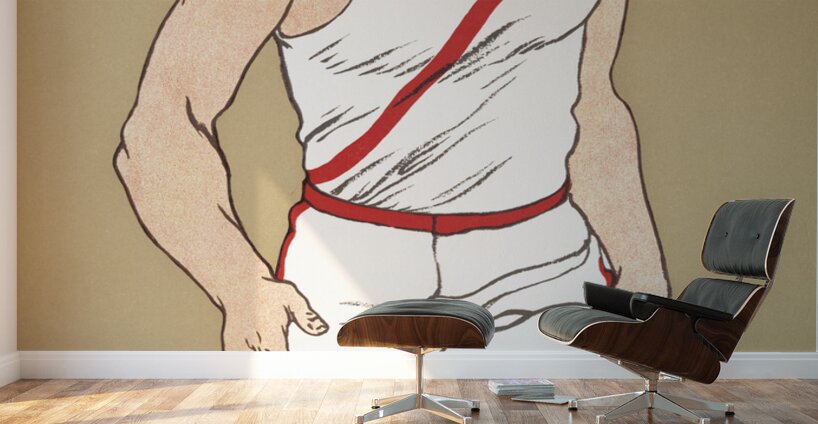 Runner 1908 by Edward Penfield Wall Murals