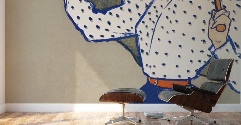 Woman holding umbrella 1897 by Edward Penfield Wall Murals