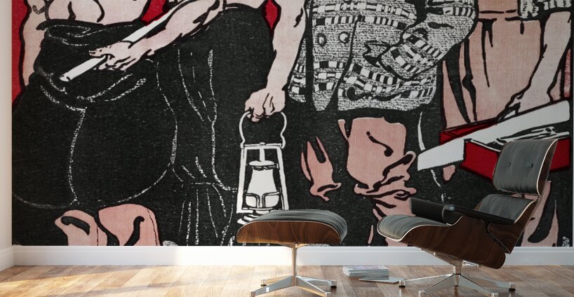 Labour Day Number ca. 1890-1907 by Edward Penfield Wall Murals