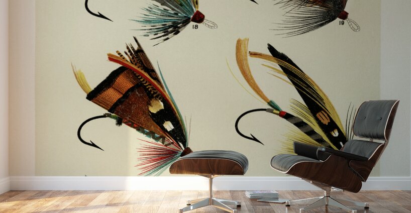 Salmon Flies Wall Murals