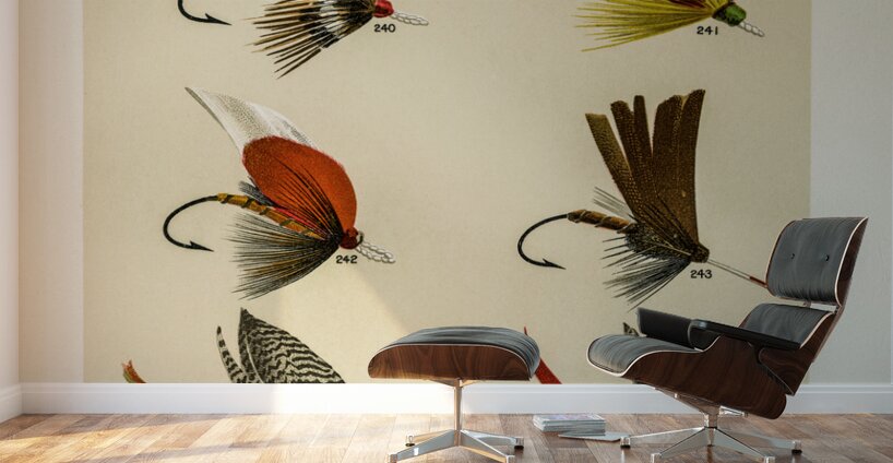 Bass Flies  Wall Murals