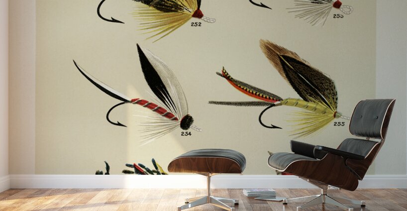 Bass Flies  Wall Murals