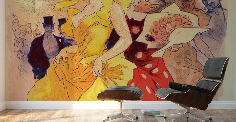 Bals De L’opéra En 1899 1899 Poster by Jules Chéret Wall Murals