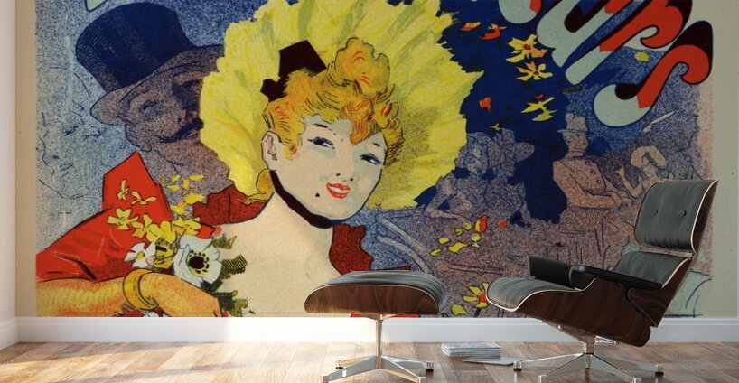 Fête Des Fleurs De Bagnères-De-Luchon 1898 Poster by Jules Chéret Wall Murals