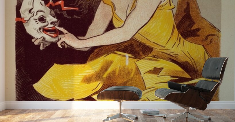 Grand Théâtre De L’exposition 1900 Poster by Jules Chéret Wall Murals