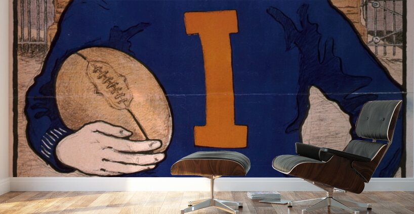 Illinois Field 1902 Poster by Bristow Adams American 1875 – 1956 Wall Murals