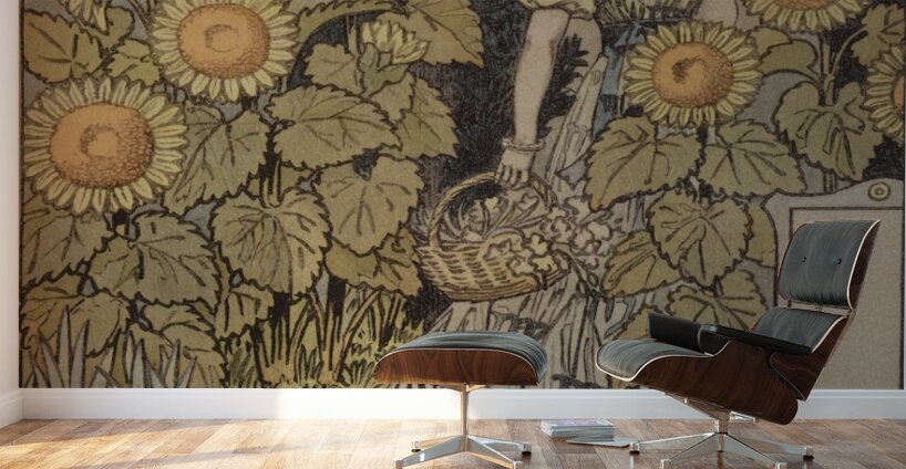 Août 1896-1898 Poster by Eugène Samuel Grasset Wall Murals