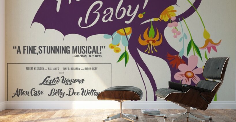 Hallelujah baby! 1967 Hilary Knight American 1926-? Artcraft Lithograph Poster Wall Murals