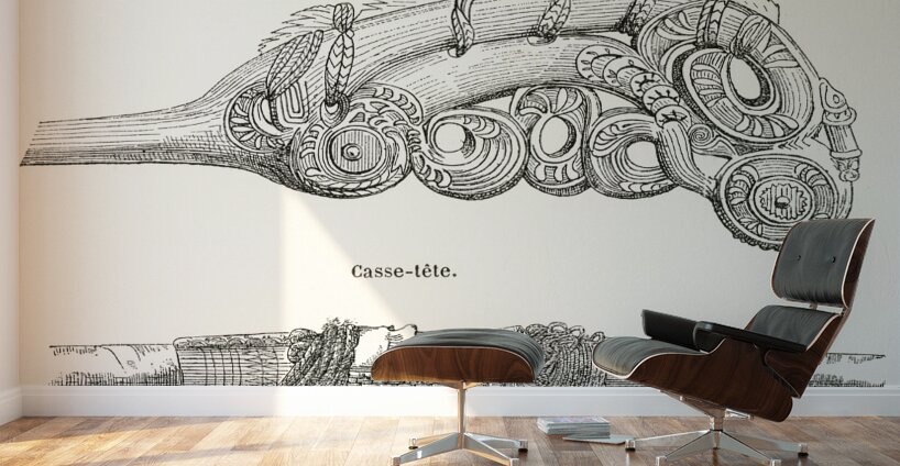 decorative motifs on weapons. 1888 edition Lornement Polychrome by Albert Racine 1825–1893. Wall Murals