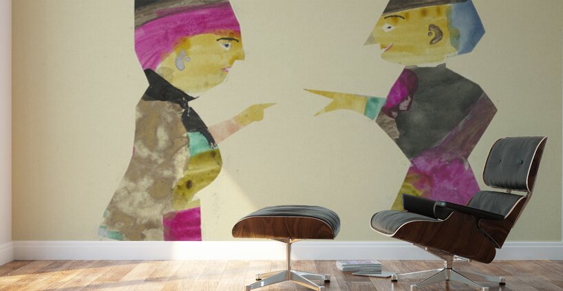 ‘Uns hat eine Kunst geboren …’ 1932  My Pictures Become Wilder and Wilder By John Elsas Wall Murals