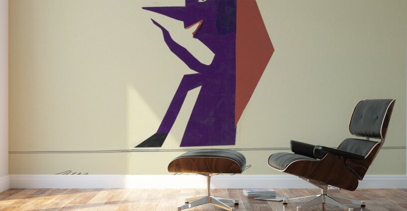 ‘Wer da leicht die Lieben kränkt …’ 1932  My Pictures Become Wilder and Wilder By John Elsas Wall Murals