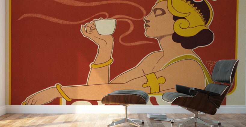 Café Rajah 1899 Posters by Georges Meunier Wall Murals