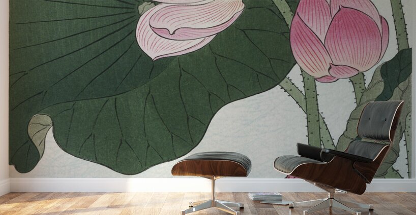 Mandarin ducks 1925 - 1936 by Ohara Koson 1877-1945. Wall Murals