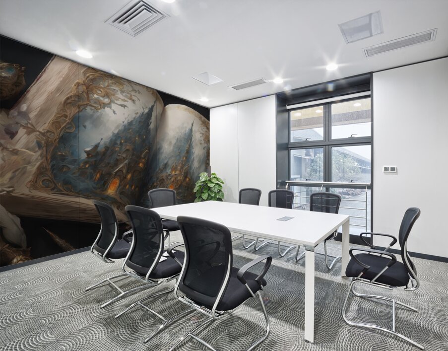 Fantasy Fable Ghost Book By ISHISH Wall Printing