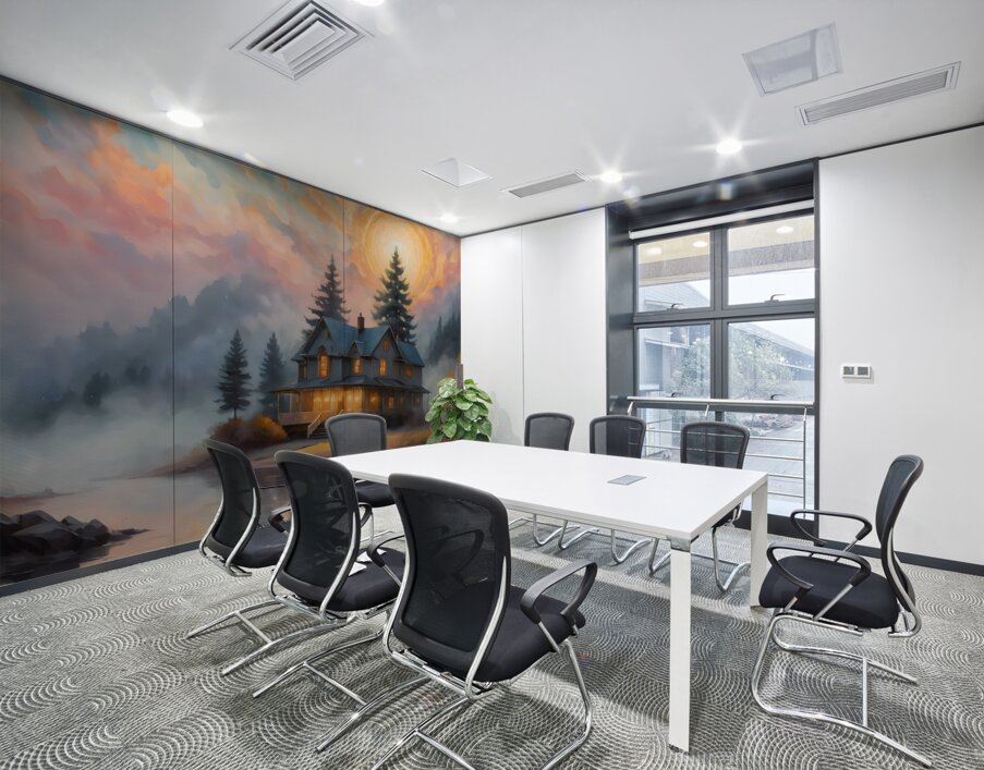 Whispering Clouds By ISHISH Wall Printing