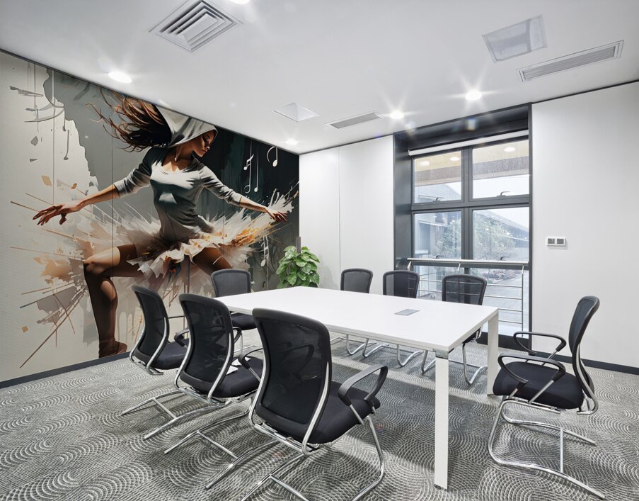 Hooded Ballerina By ISHISH Wall Printing