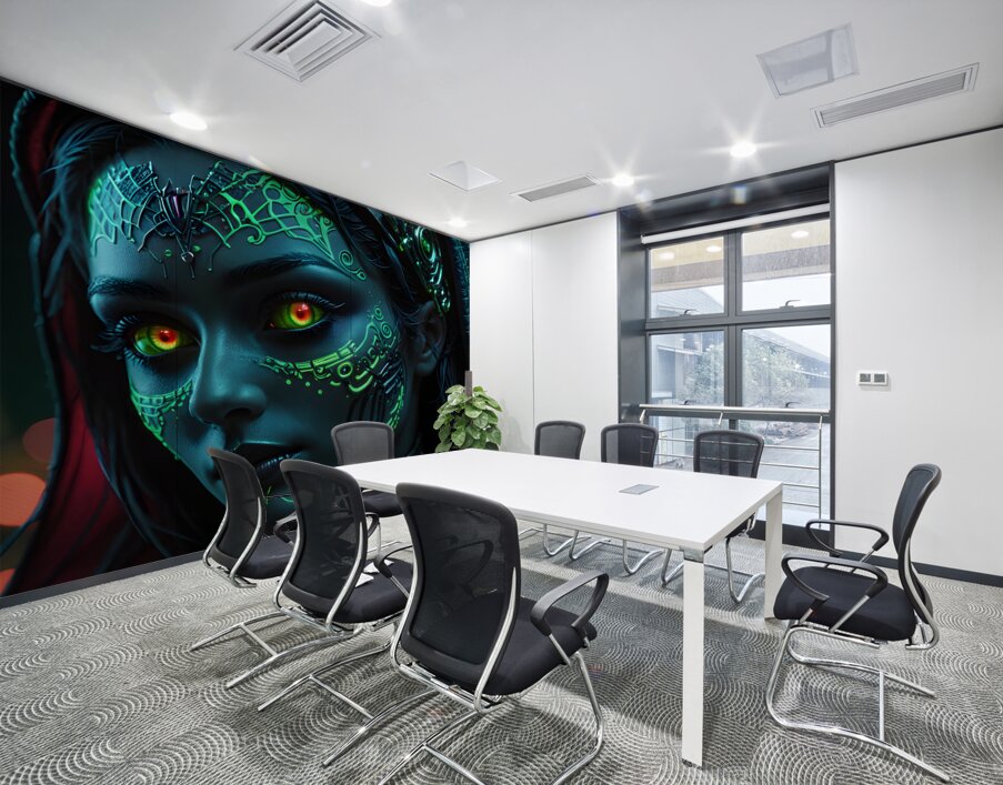 Cyberpunk Nymph By ISHISH Wall Printing