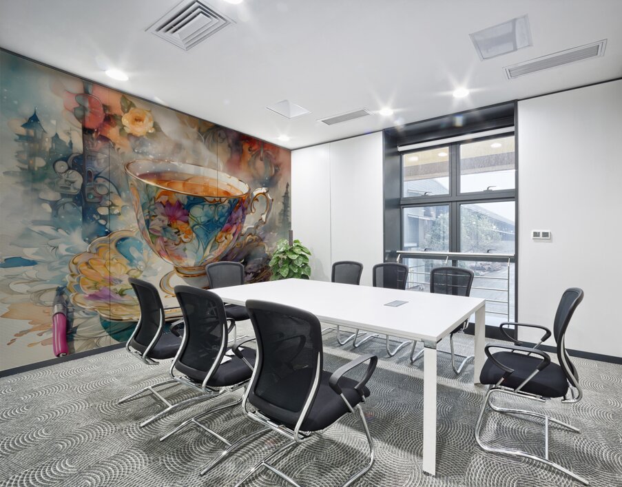 Worldly Teacup By ISHISH Wall Printing