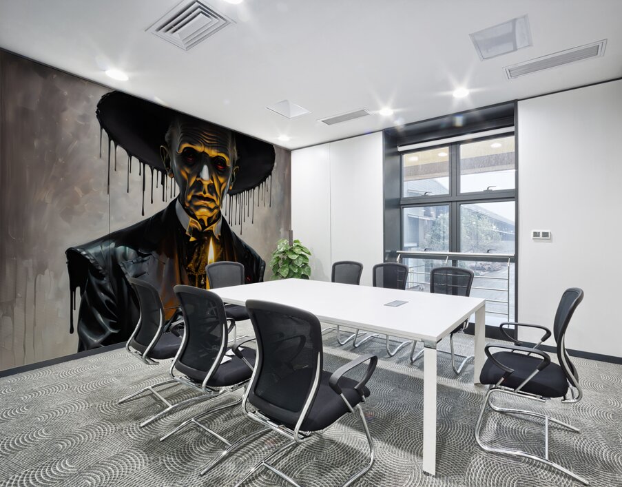 A Drip-ling Candle Ghost By ISHISH Wall Printing