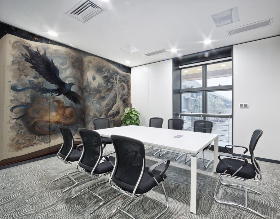 Fabled Bird Book By ISHISH Wall Printing