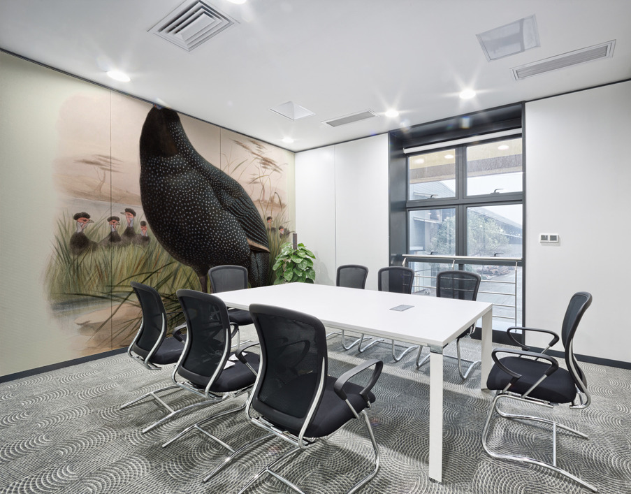 Numida Granti. 1872 Wall Printing