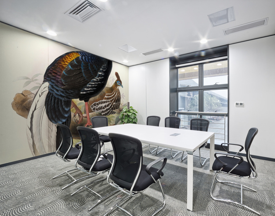 Euplocomus ignitus. 1872 Wall Printing