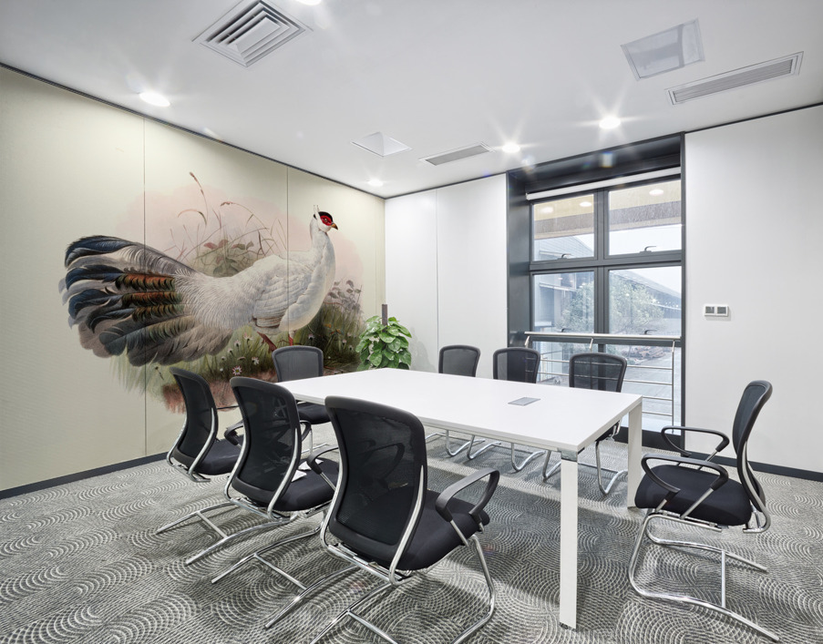 Crossoptilon Drouynii. 1872 Wall Printing