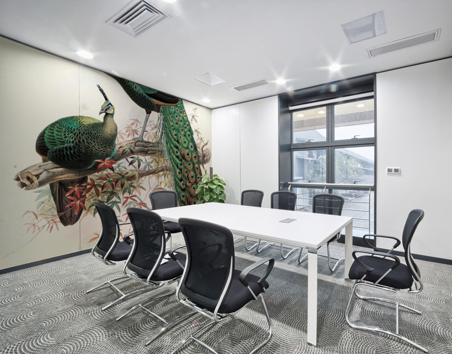 Pavo muticus. 1872 Wall Printing