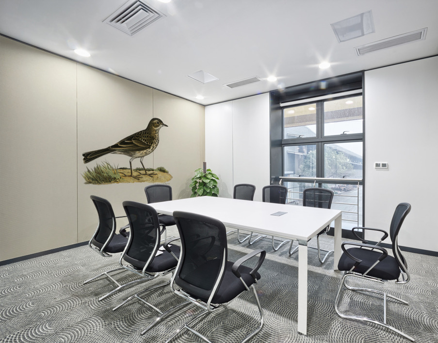 Meadow pipit Anthus pratensis Wall Printing