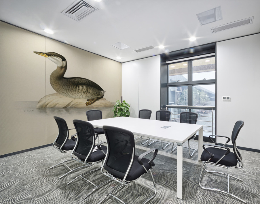 Young red-necked grebe Podiceps grisegena Wall Printing