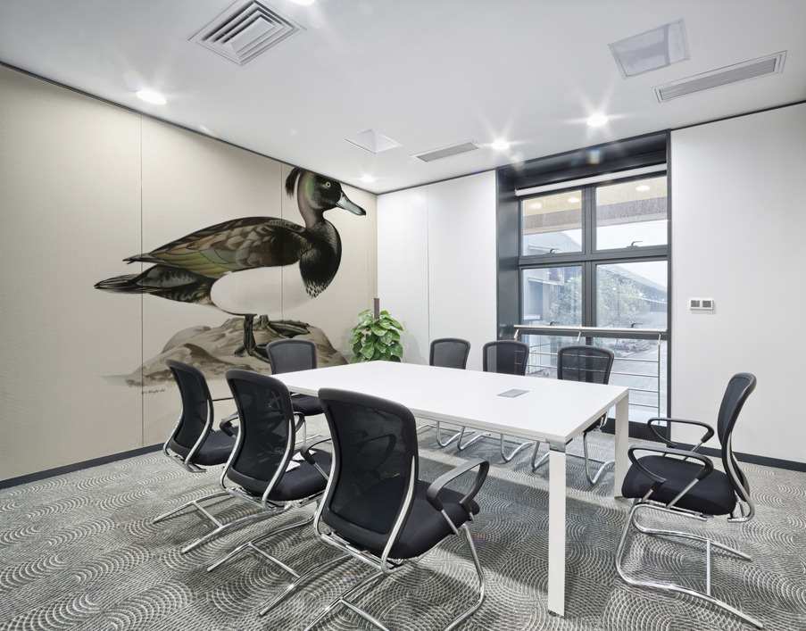 Ferruginous duck male Nyroca fuligule Wall Printing