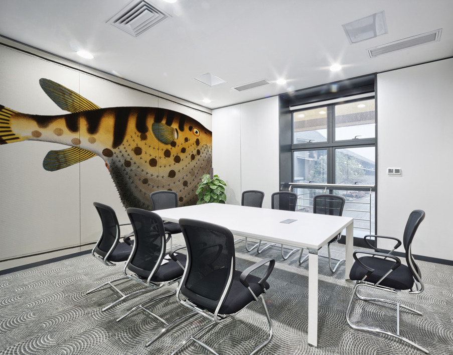 Starry Globe-fish Tetrodon Lagocephalus Wall Printing