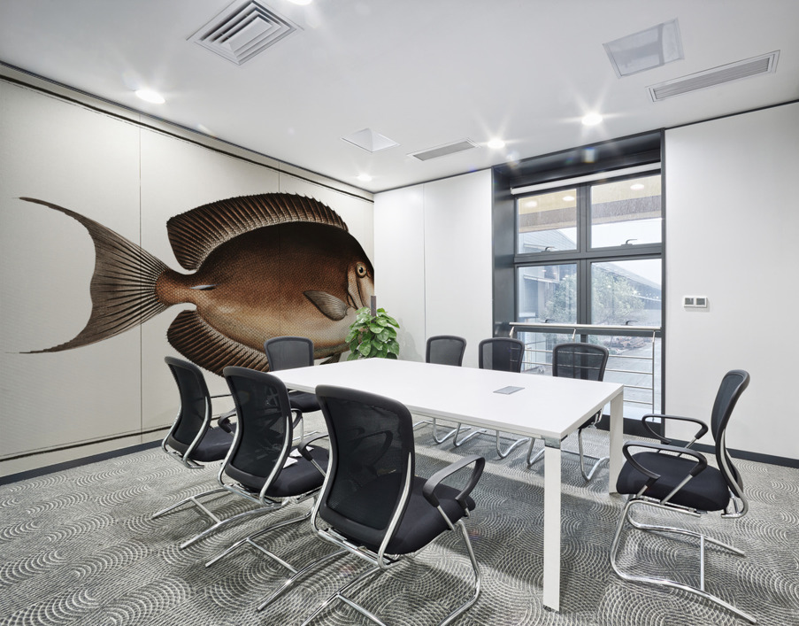 Chaetodon nigricans Wall Printing