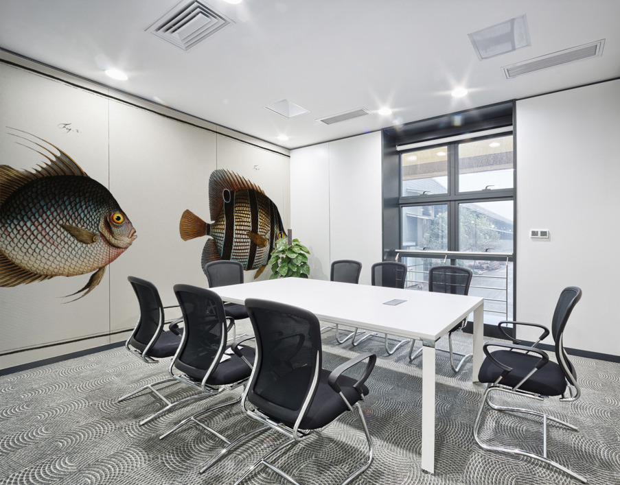 1. Chaetodon rostratus 2. Chaetodon Orbis Wall Printing