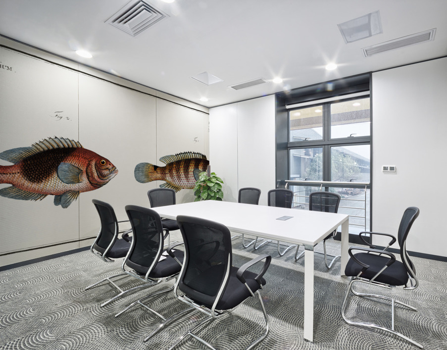 1. Goldsinny Lutjanus Rupestris 2. Saddle Lutjanus Ephippium Impression murale