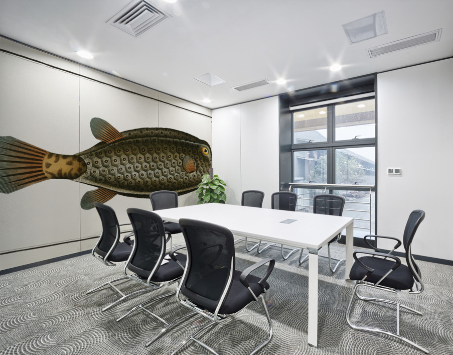 Square-Fish Ostracion cubicus Wall Printing