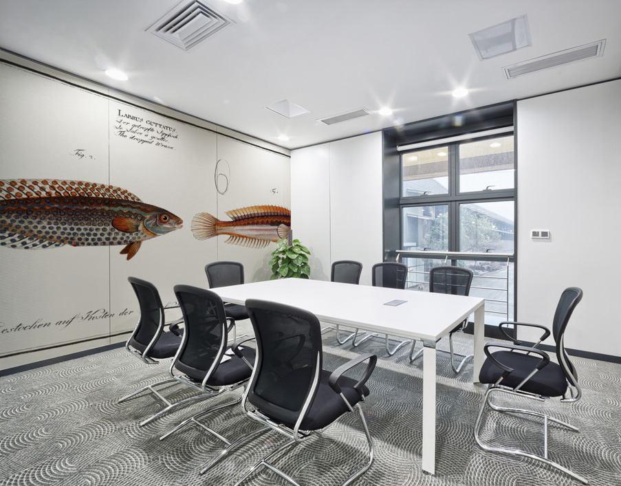 1. Rainbow-fish Labrus Julis 2. Dropped Wrasse Labrus Guttatus Wall Printing