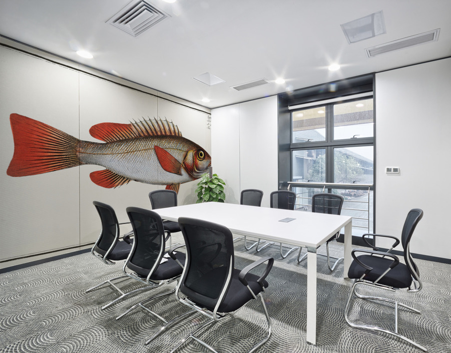 Red-fin Lutjanus erythropterus Wall Printing