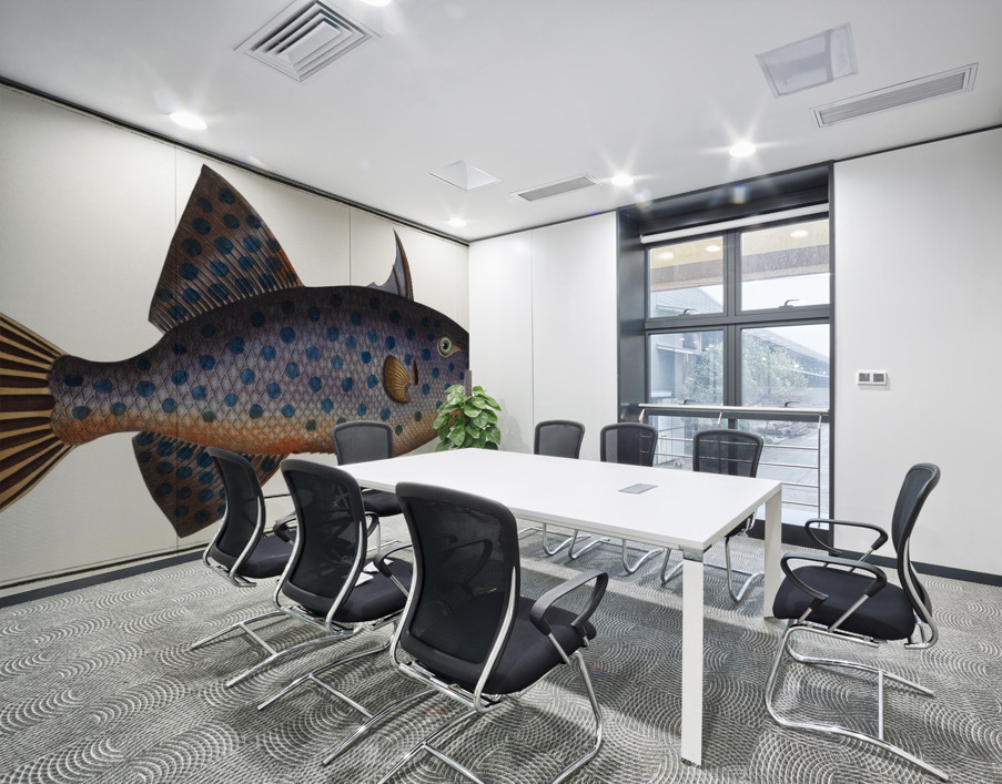 Long File-Fish Balistes maculatus Wall Printing