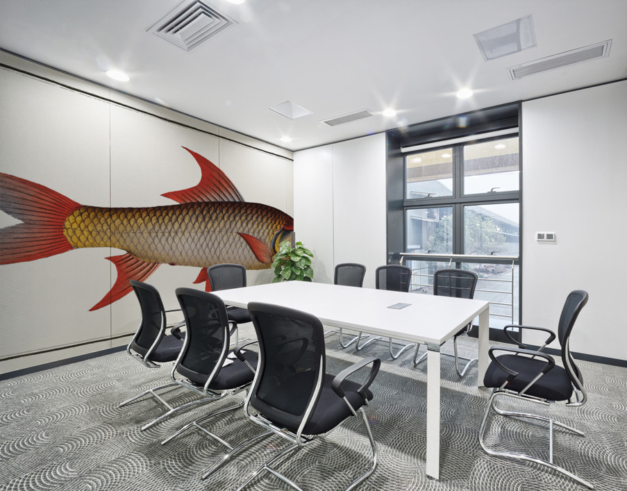 Sickle-Carp Cyprinus falcatus Wall Printing