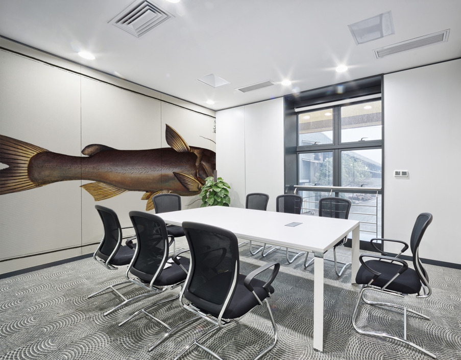 Silver-Silure Silurus Herzbergii Wall Printing