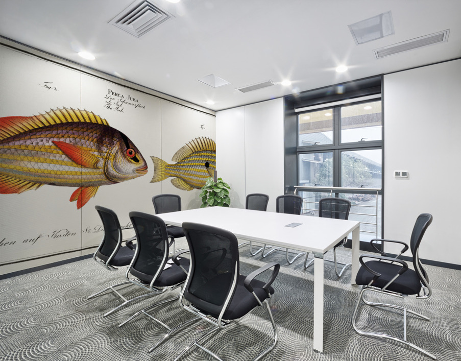 1. Pacu Perca unimaculata 2. Jub Perca Juba Wall Printing