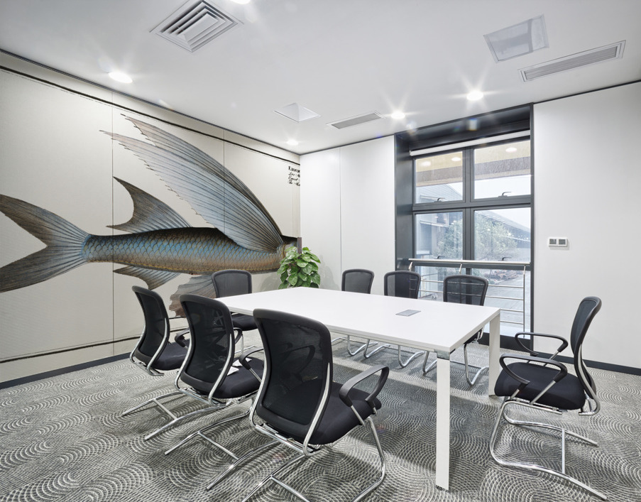 Middle-Pinned Flying-Fish Exocoetus Mesogaster Wall Printing