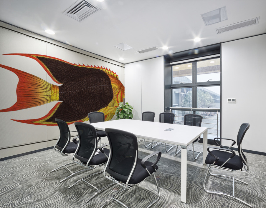 Treble-coloured Chaetodon tricolor Wall Printing