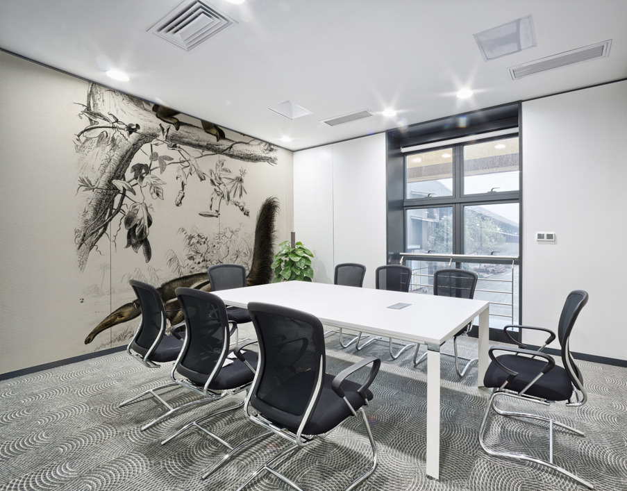 Pygmy anteater Cyclopes didactylus and Giant anteater Myrmecophaga tridactyla Wall Printing