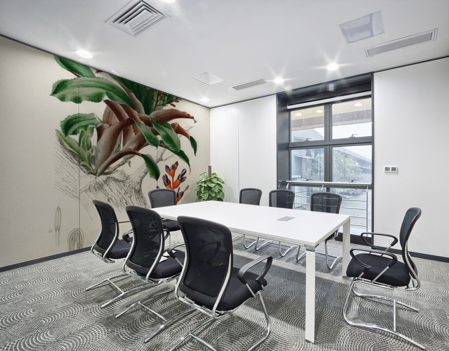 Bromeliad Aechmea discolor Wall Printing