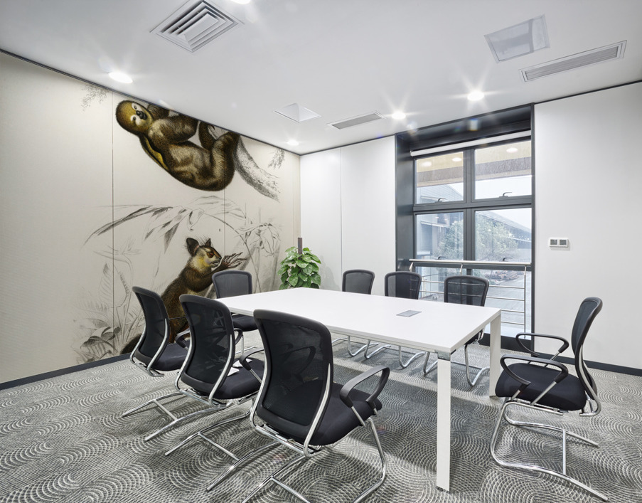 Three-toed Sloth Bradypus ustus and Aye-aye Cheiromys madagascariensis Wall Printing