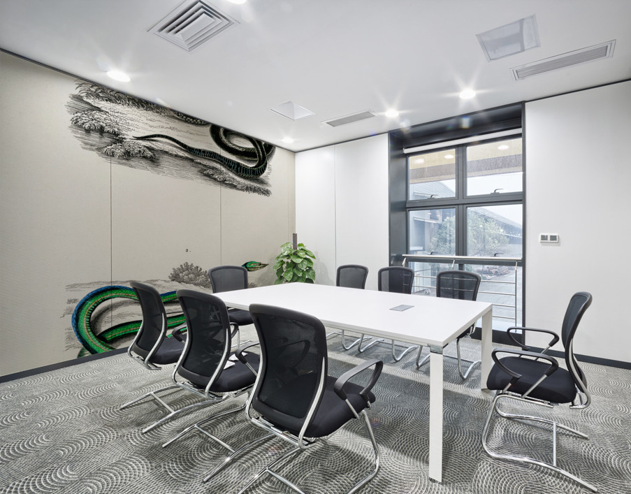 Grass Snake and the green vine snake Wall Printing