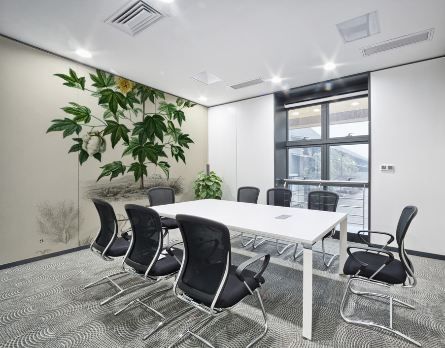 Sea Island cotton gossypium vitifolium Wall Printing