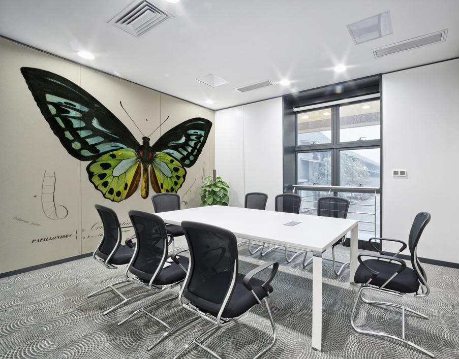 Green birdwing Ornithoptera priamus Wall Printing